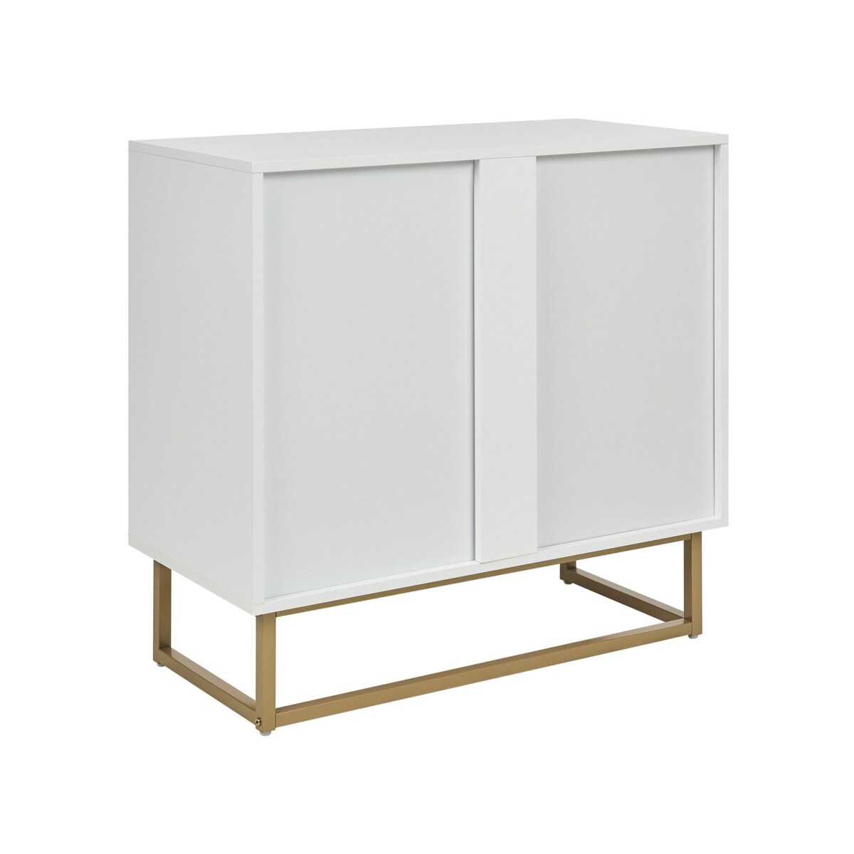 Szafka dwudrzwiowa jasne drewno z białym ALASKA