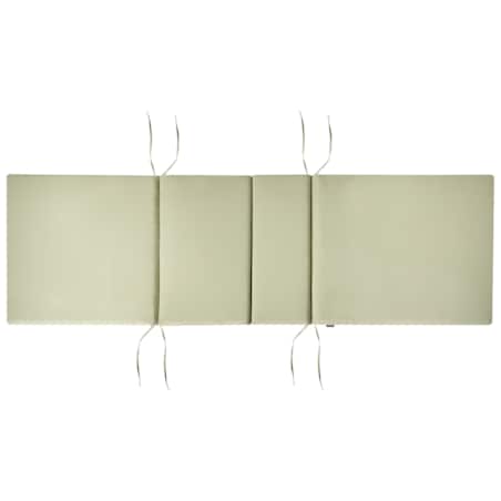 Leżak ogrodowy z poduszką AMANTEA PREMIUM Drewno akacjowe Zielony