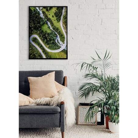 Poster Story, Plakat, Obraz - Toskania z Lotu Ptaka, wymiary 70 x 100 cm