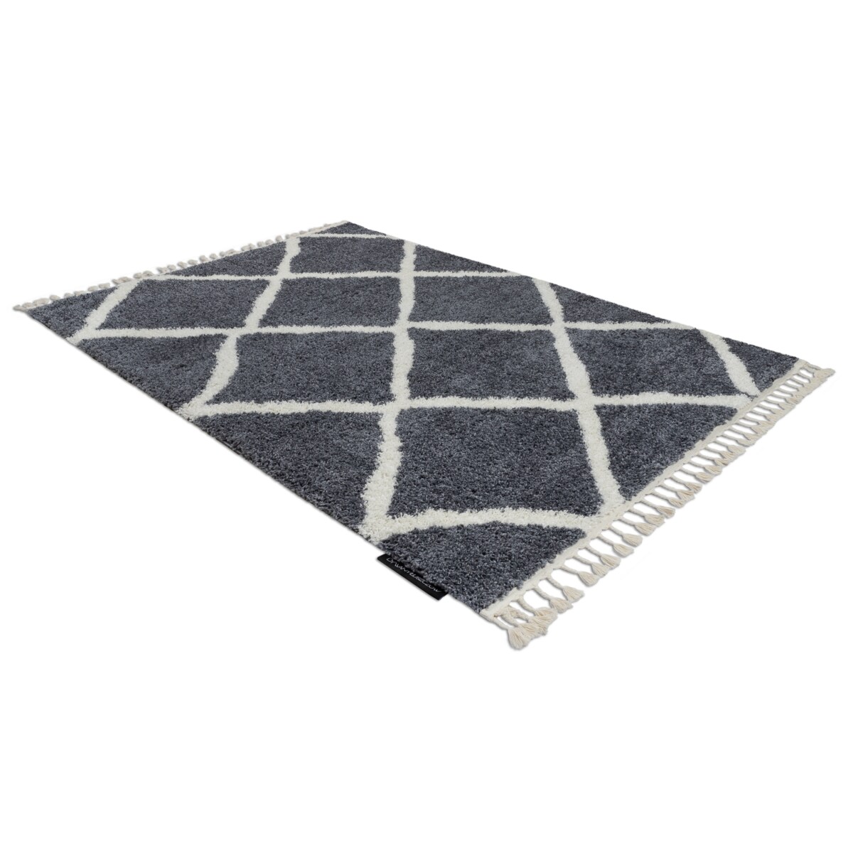 Dywan BERBER CROSS B5950 szary / biały 160x220 cm