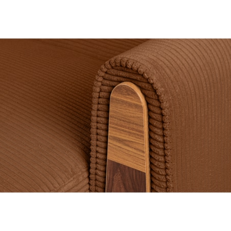 KONSIMO GUSTAVO II Sofa 3-osobowa, kolor Pomarańczowy