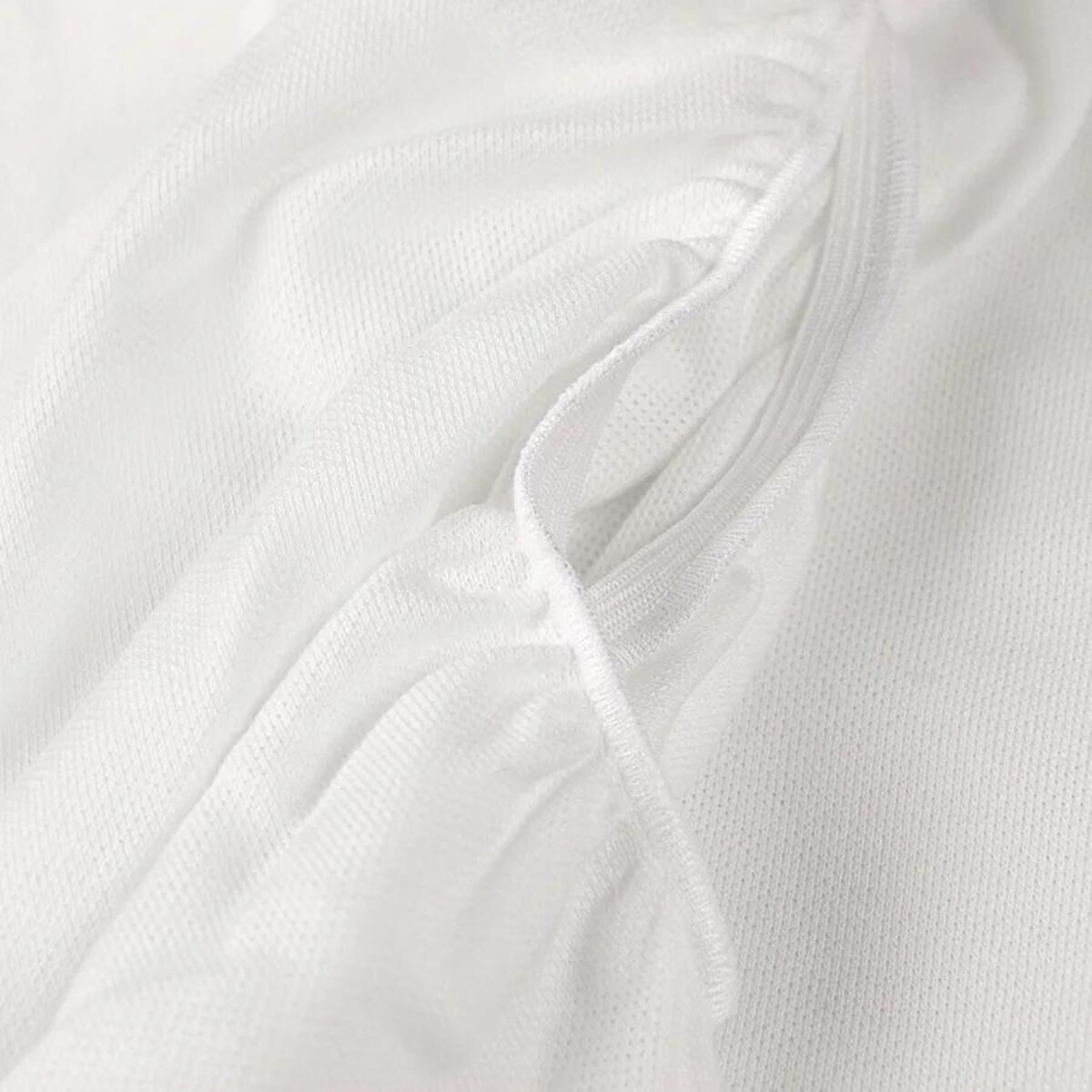 Prześcieradło z gumką bawełniane 90x200 cm białe