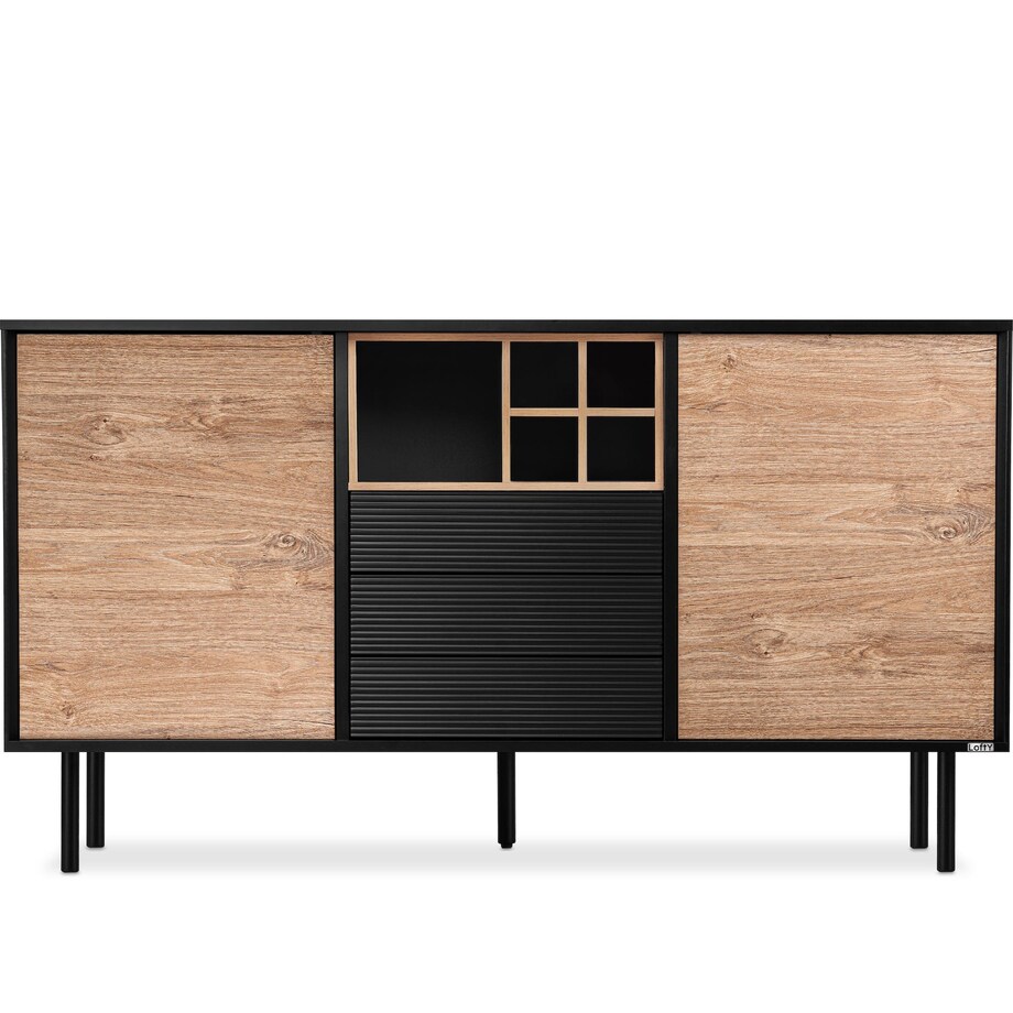 KONSIMO LOFTY Komoda loftowa na wysokich nóżkach