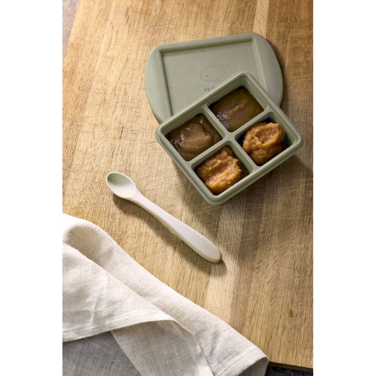 Filibabba Silikonowy pojemnik do mrożenia posiłków 2pack Ocean Mix