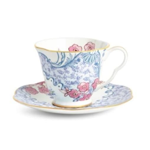Filiżanka do herbaty ze spodkiem Blossom Butterfly Bloom Wedgwood