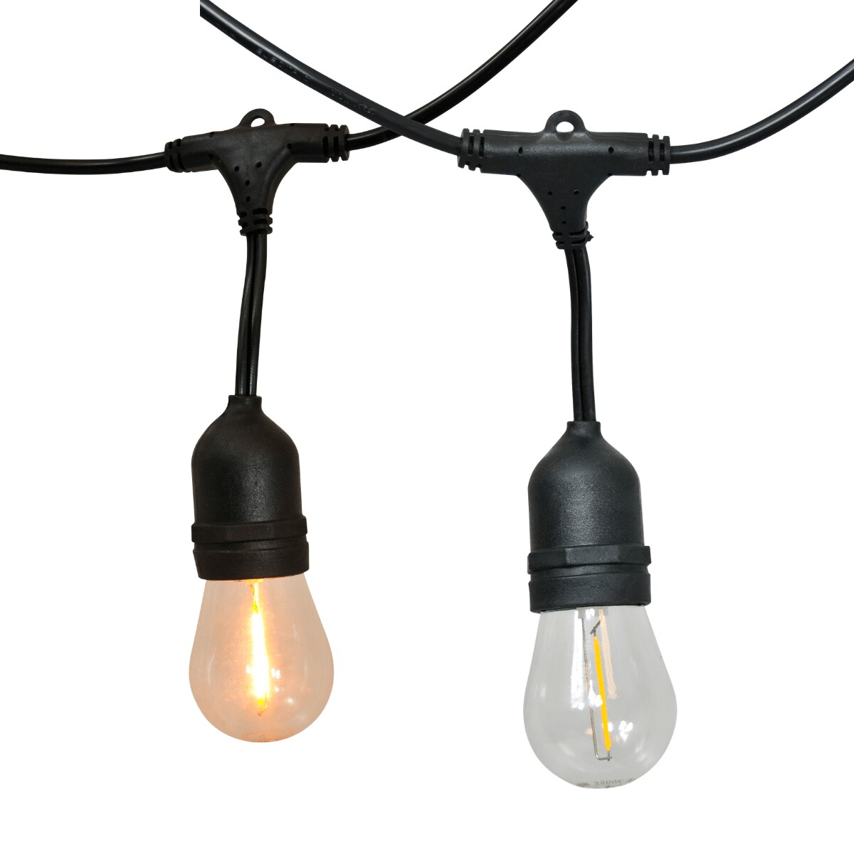 Zewnętrzny łańcuch dekoracyjny girlanda LED 6,2m IP44 ciepła