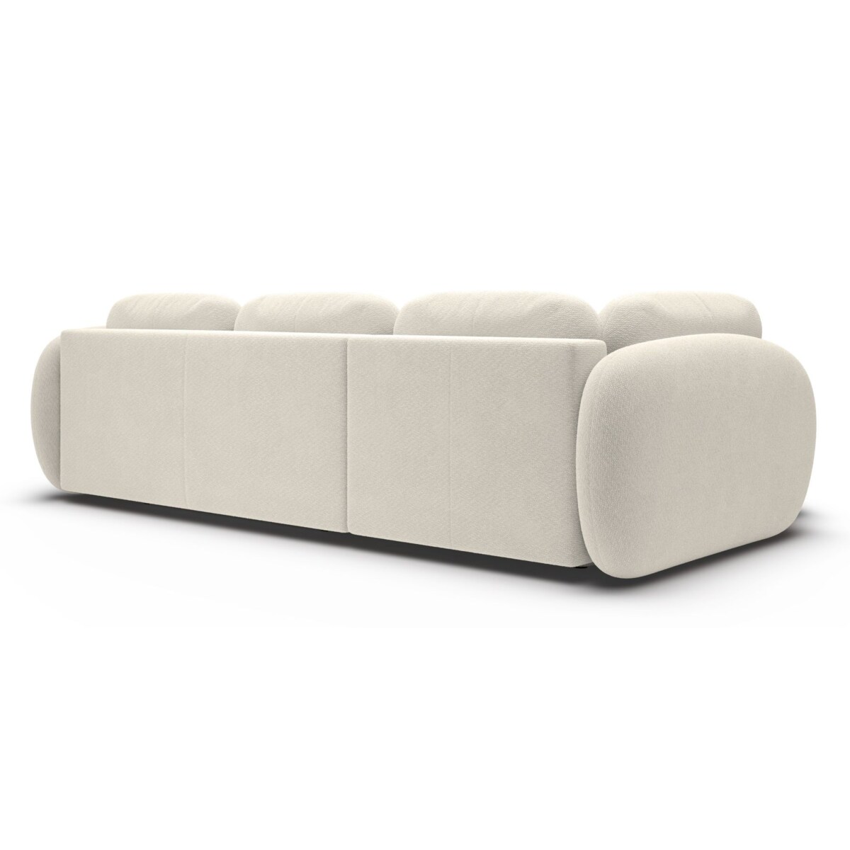 Nowoczesny Narożnik rozkładany OLIVIO II, lewy, śmietankowy