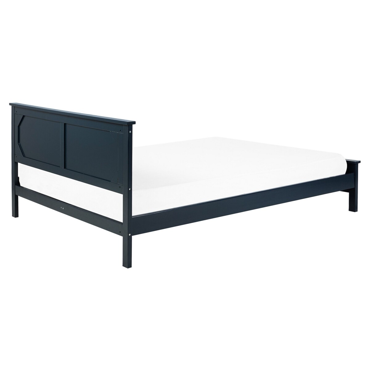 Łóżko drewniane 160 x 200 cm niebieskie OLIVET