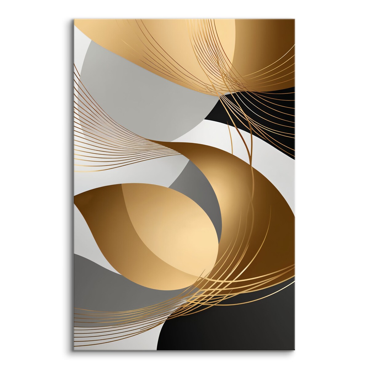 OBRAZ NA PŁÓTNIE ORNAMENTY NOWOCZESNY WZÓR ABSTRAKCJA GLAMOUR 30x40cm