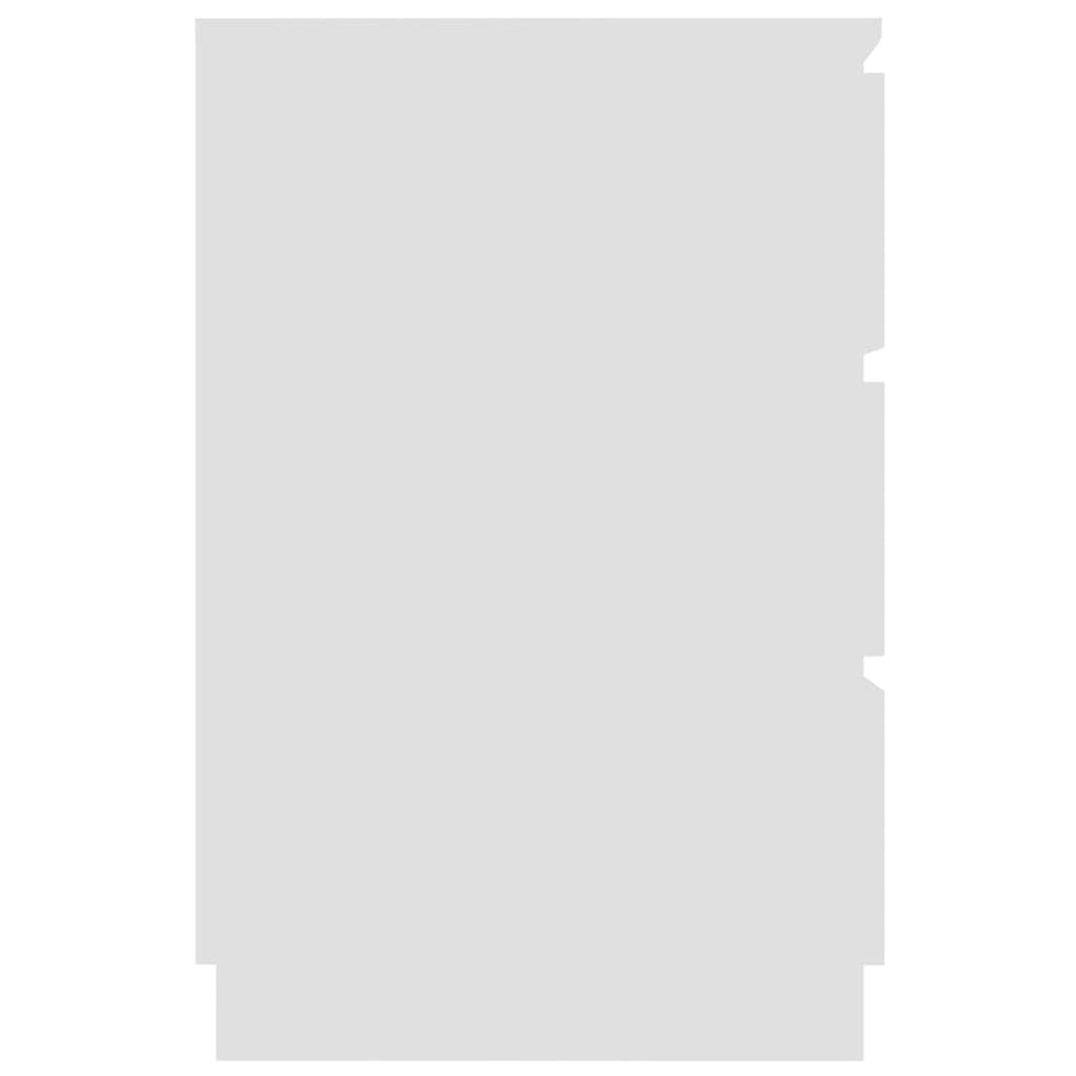 vidaXL Biurko, białe, 140x50x77 cm, materiał drewnopochodny