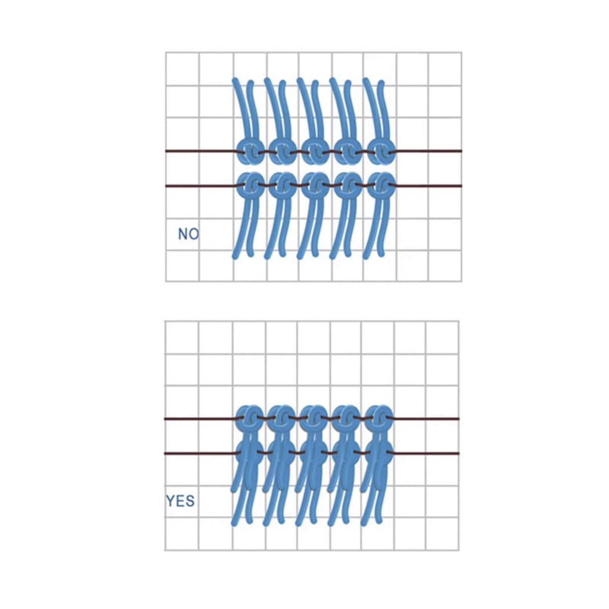 Szydełkowanie na kanwie - Poduszka Koń