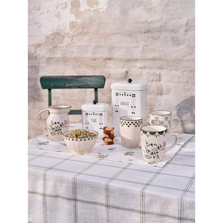 KUBEK LATTE ręcznie malowany KWIATY 250ml