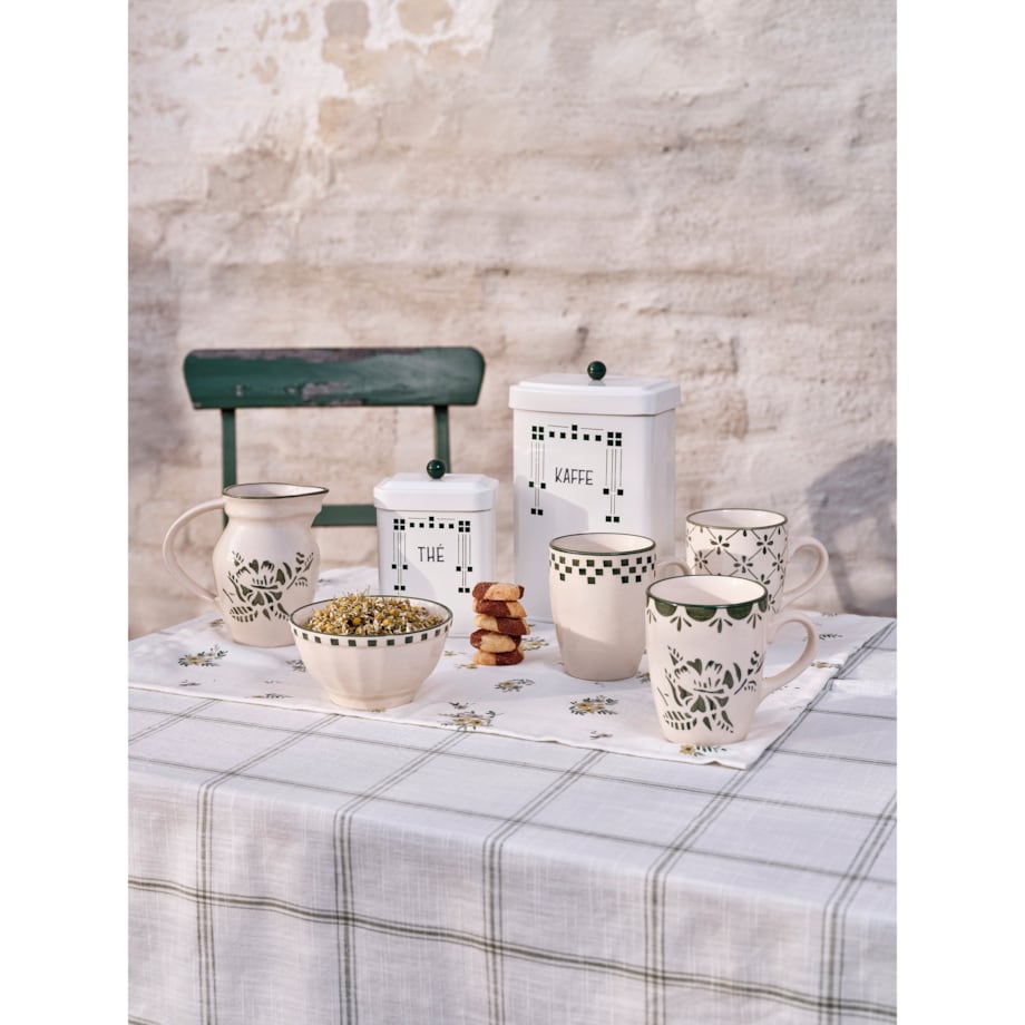 KUBEK LATTE ręcznie malowany KWIATY 250ml