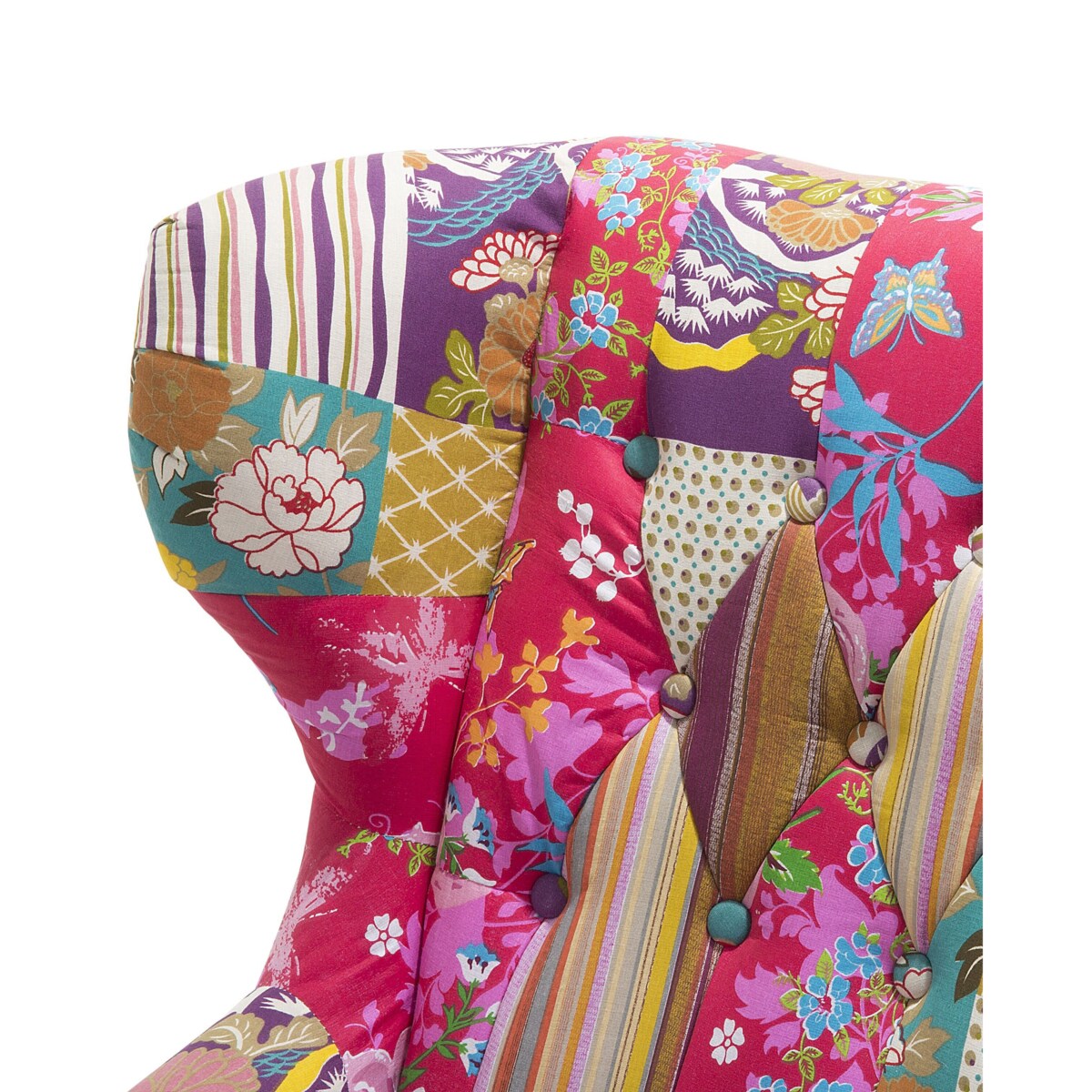 Fotel uszak patchwork wielokolorowy MOLDE