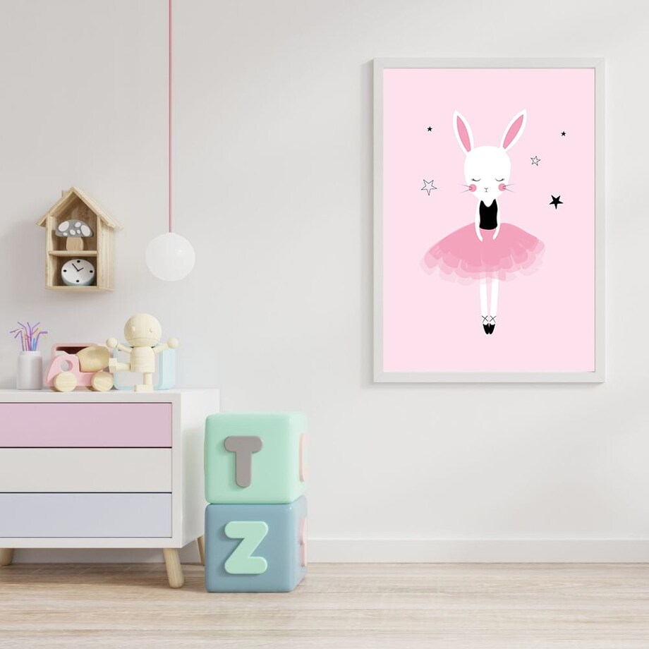 plakat cute ballerina 3 50x70 cm