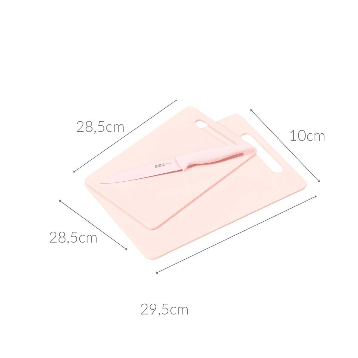 Zestaw dwóch desek do krojenia z nożem, Kesper