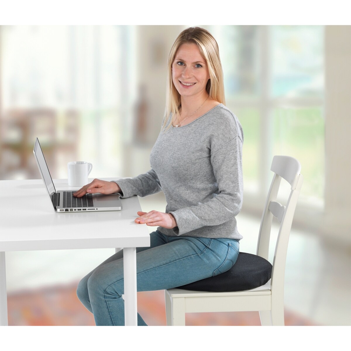 Żelowa poduszka do siedzenia, Ø 42 cm