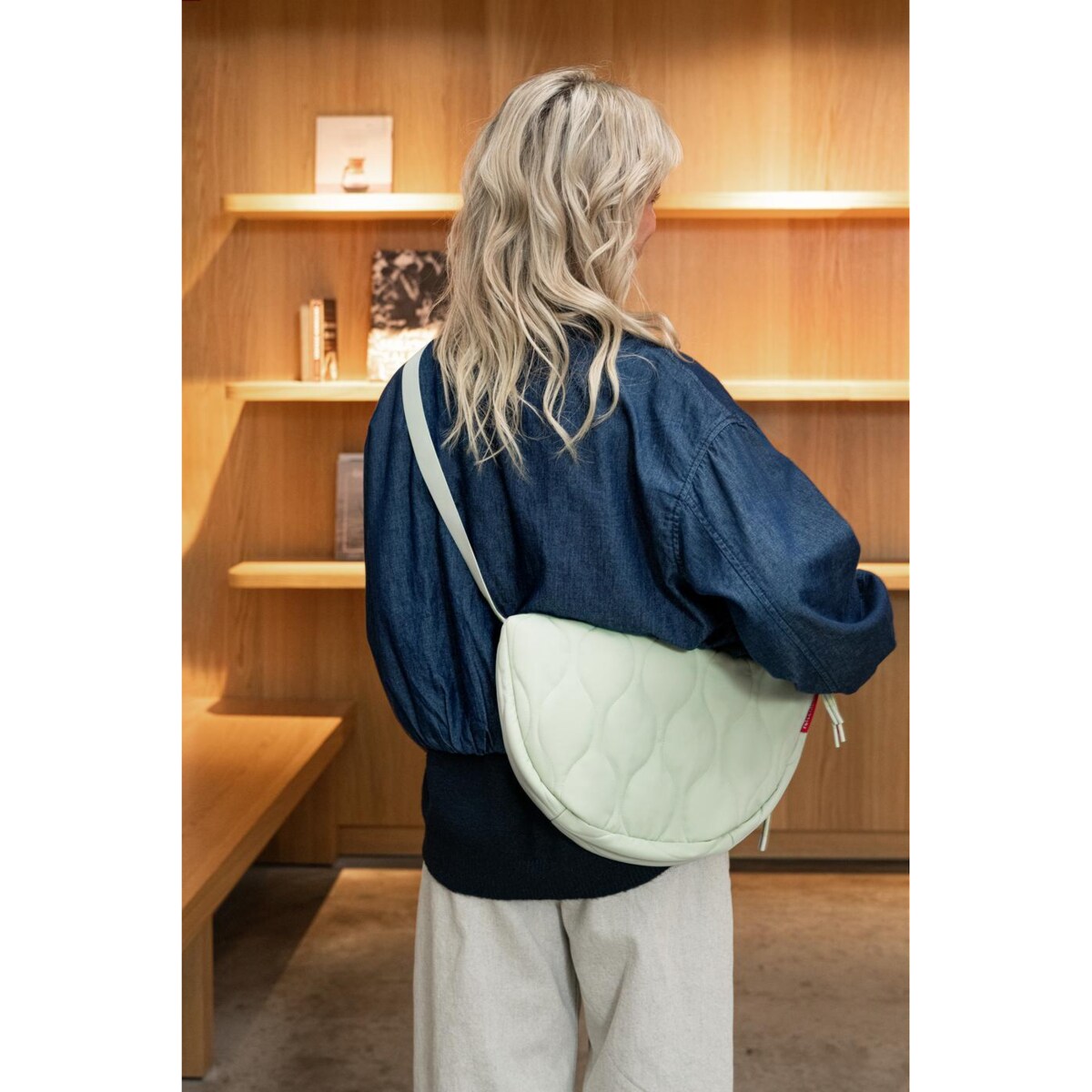 Torba MOONBAG S, puffer iced matcha