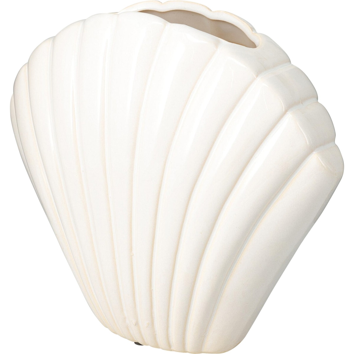 Wazon dekoracyjny w kształcie muszli, 22 cm