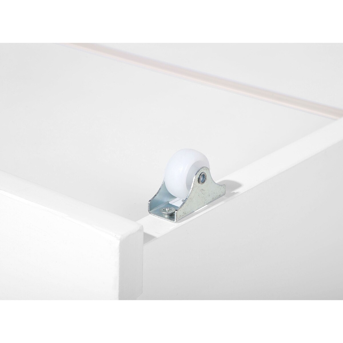 Zestaw 2 szuflad pod łóżko biały RUMILLY