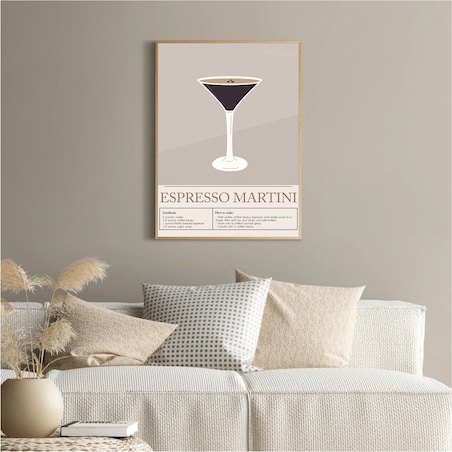 Poster Story, Plakat, Obraz - Espresso Martini No2, wymiary 60 x 84 cm