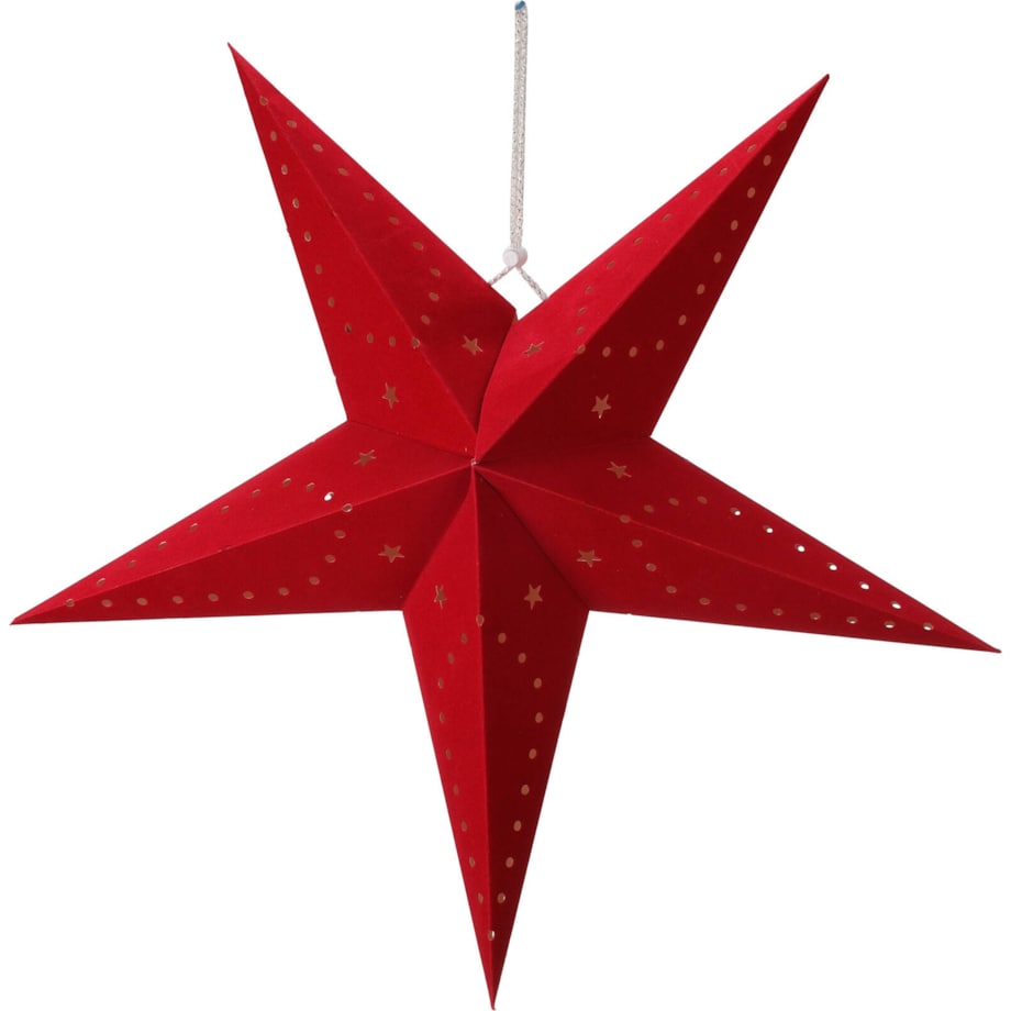 Gwiazda papierowa LED, świecąca