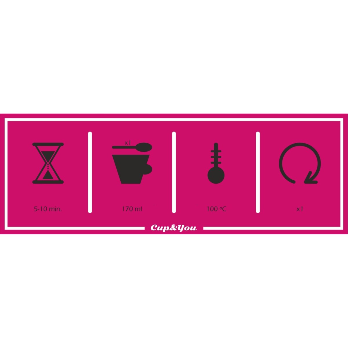 Herbata owocowa sypana Berry Flamingo o smaku leśnych jagód PREMIUM Cup&You - herbata liściasta sypana mieszanka napar susz - gotowa na prezent upominek