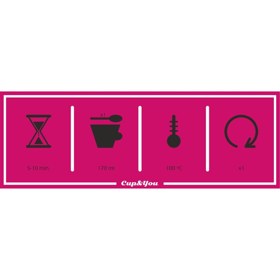 Herbata owocowa sypana Berry Flamingo o smaku leśnych jagód PREMIUM Cup&You - herbata liściasta sypana mieszanka napar susz - gotowa na prezent upominek