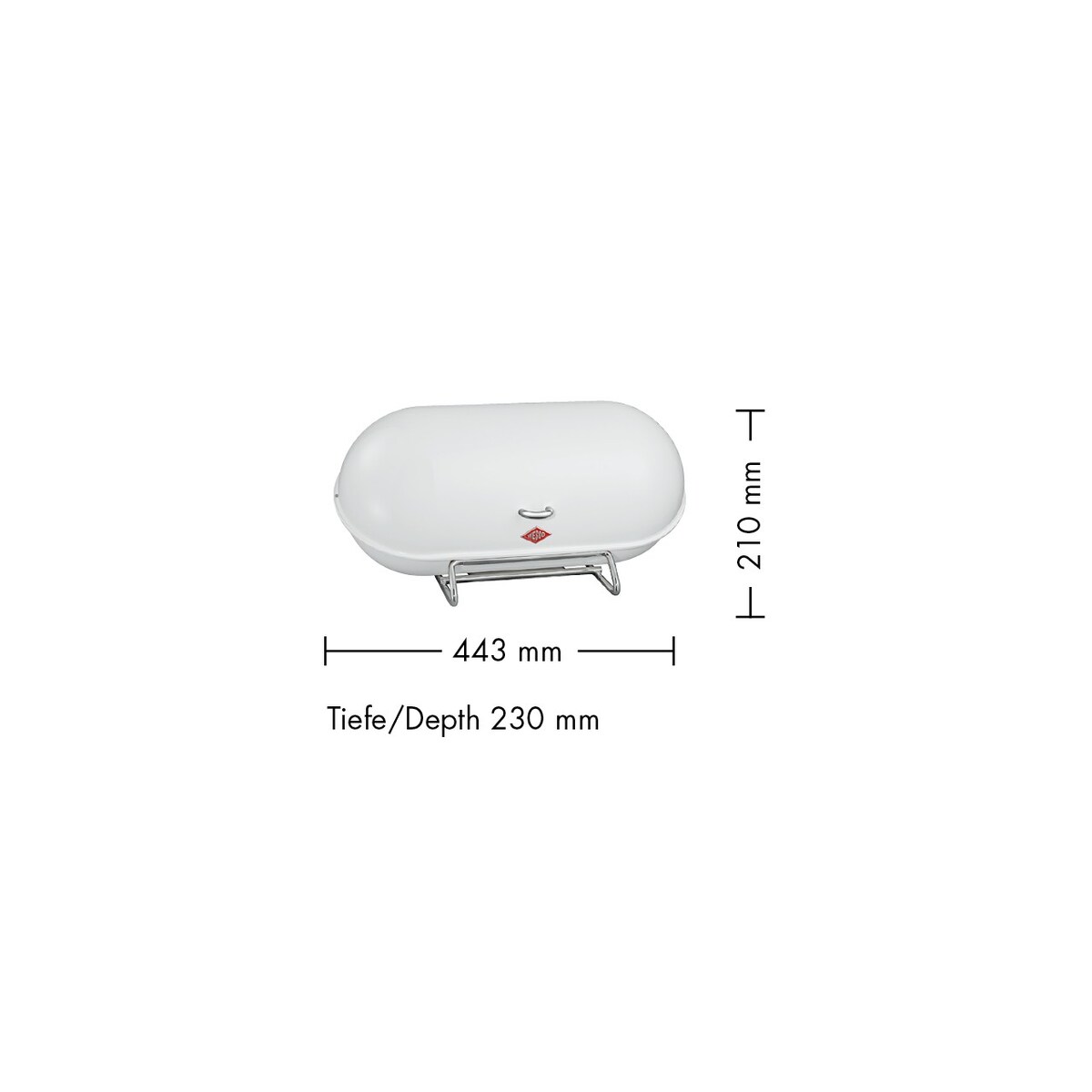 Chlebak piaskowy matt 443mm Breadboy Wesco