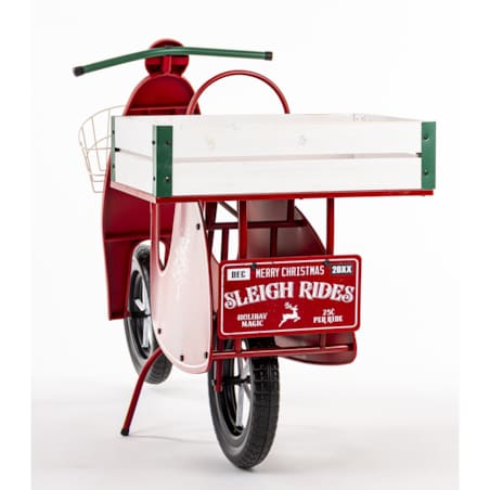 Kwietnik metalowy 75x110x46 cm VESPA czerwona