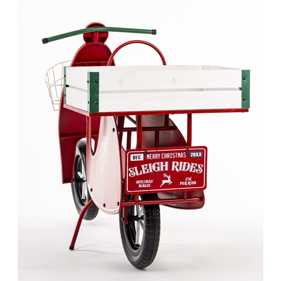 Kwietnik metalowy 75x110x46 cm VESPA czerwona