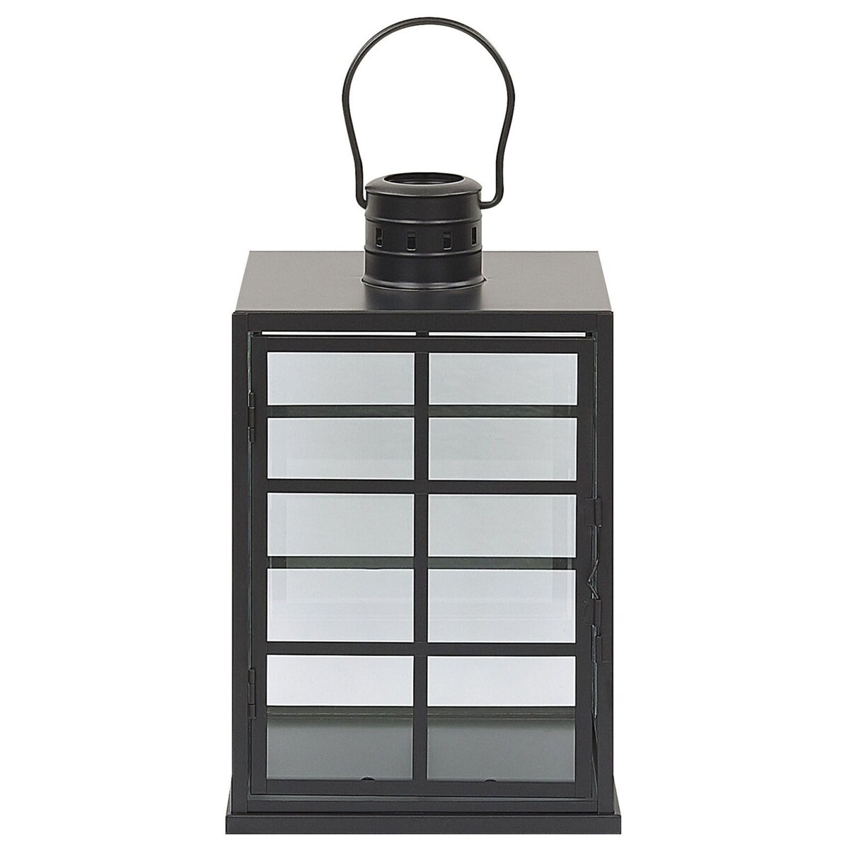 Lampion metalowy 33 cm czarny BINTAN