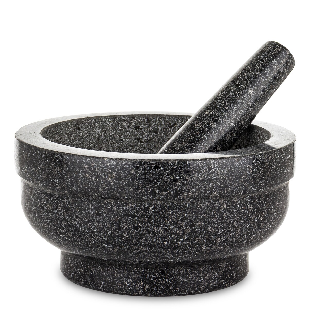 Moździerz kuchenny marmurowy ULUK grafitowy 10,5x21X21 cm