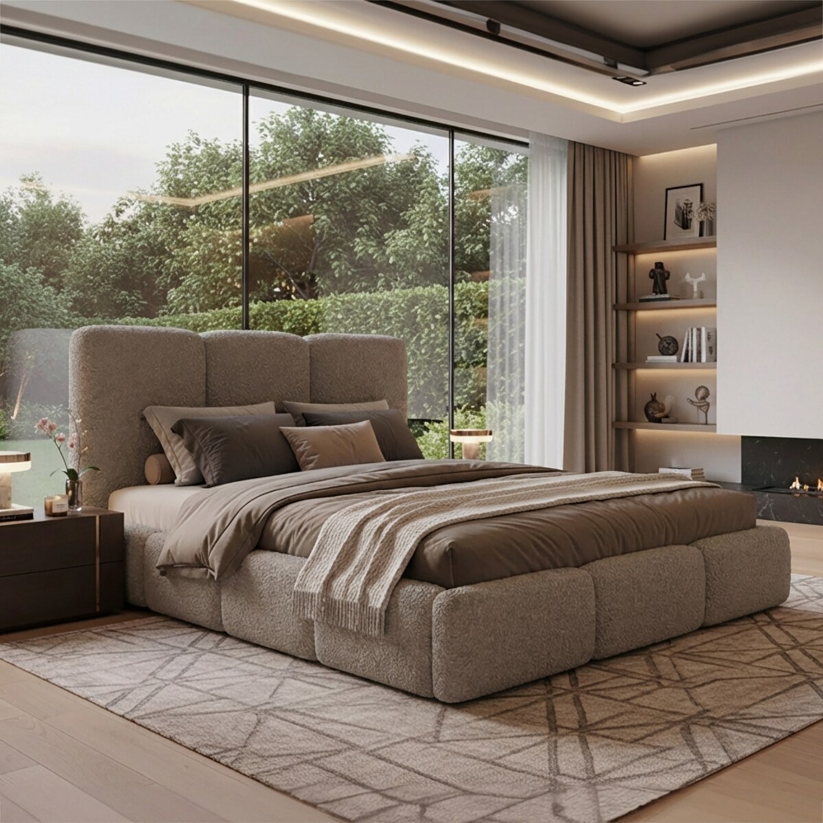 Łóżko Tapicerowane Capri 160X200 Stelaż Pojemnik Na Pościel Abriamo 03