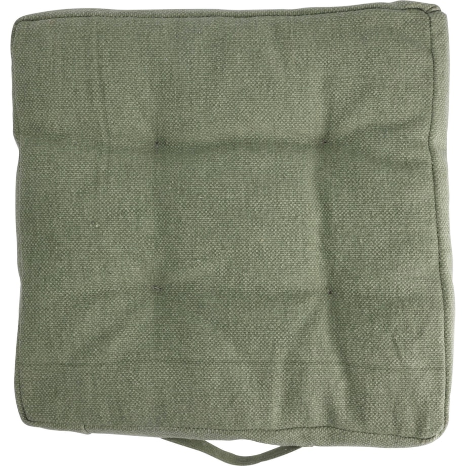 Poduszka na krzesło, pikowana, bawełniana, na rzepy, 40 x 40 cm