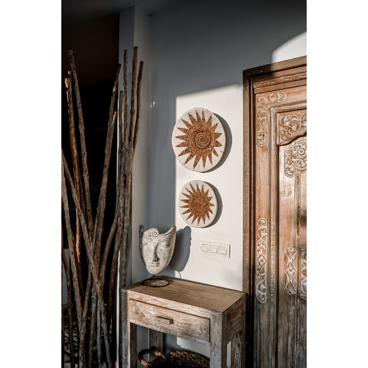 TALERZ Z BANANOWCA BIAŁY L