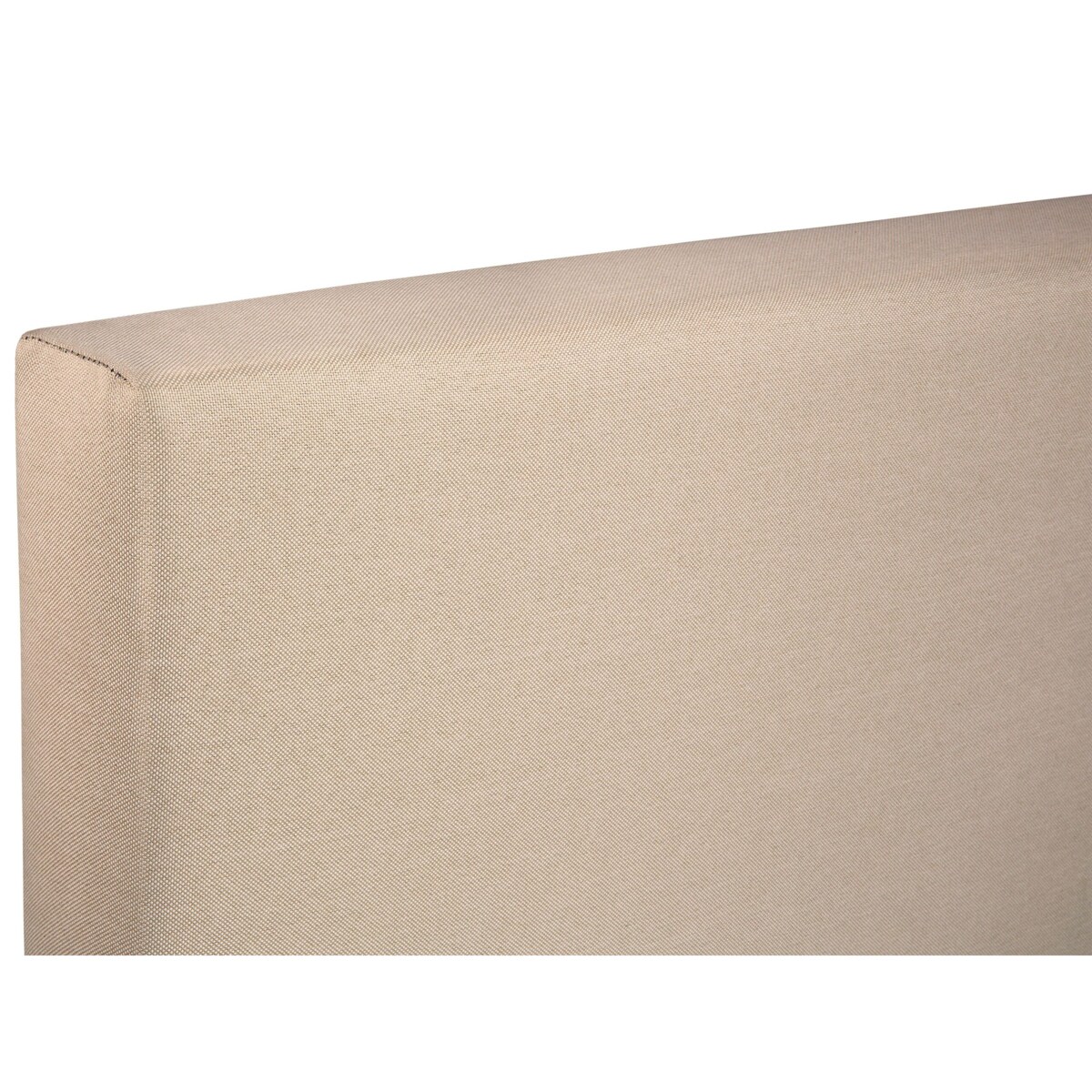 Łóżko kontynentalne tapicerowane 180 x 200 cm beżowe PRESIDENT