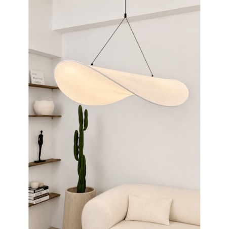 Lampa wisząca Hikari L biała Monnarita