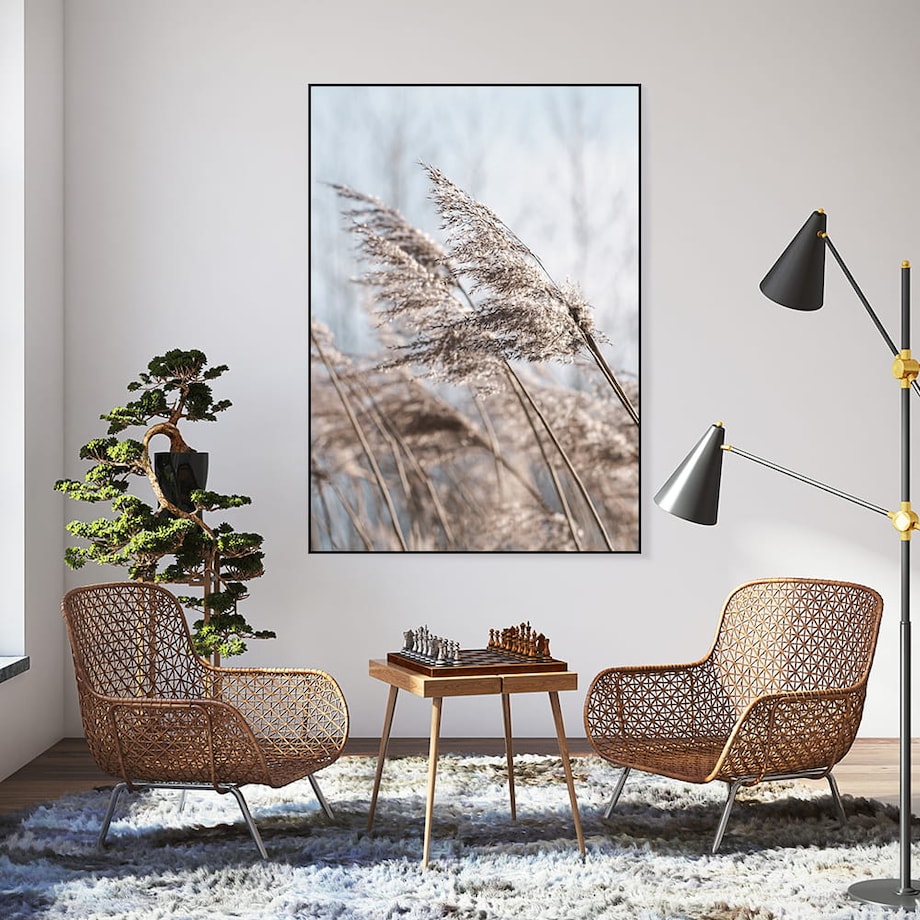 plakat trawa pampasowa 04 21x30 cm