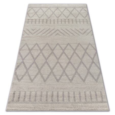 Dywan SOFT 8034 ETNO BOHO krem / jasny brąz 120x170 cm