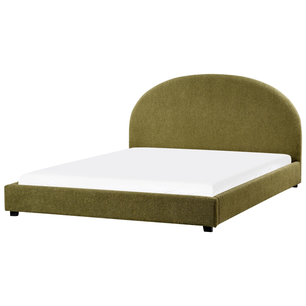 Łóżko wodne Boucle VAUCLUSE 180 x 200 cm Oliwkowy