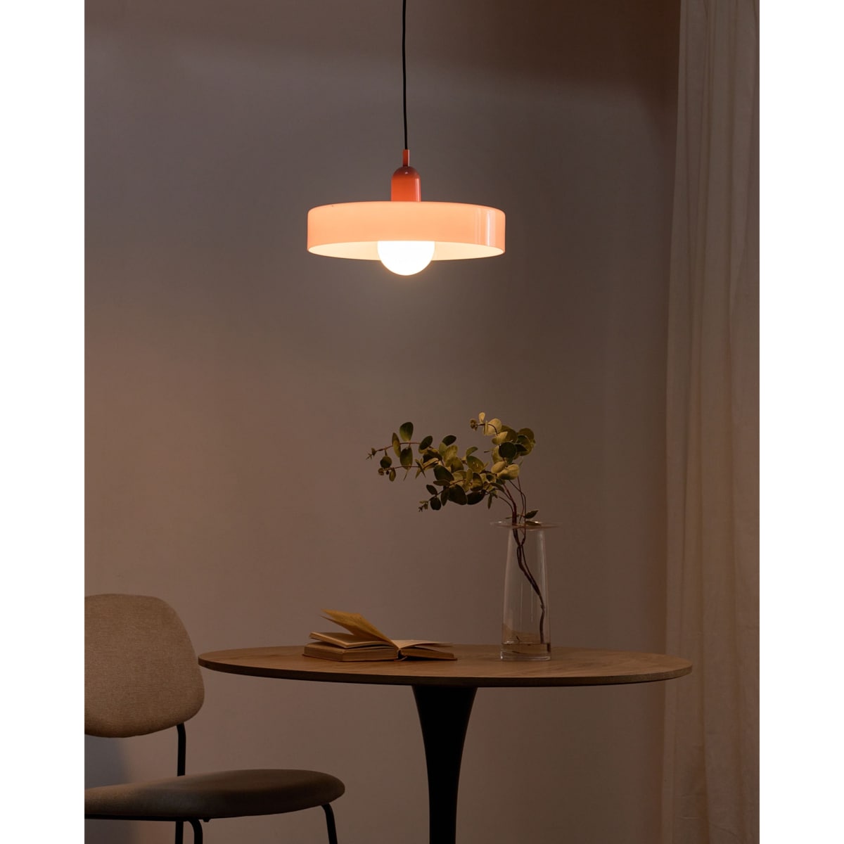 Lampa wisząca PAALA Szkło Różowy