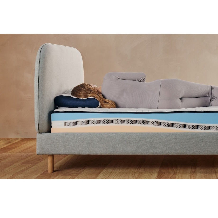 Dormeo iMemory S+ Silver Deluxe Octaspring - materac termoplastyczny 80x200 22 cm