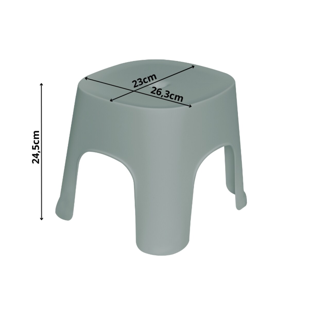 Krzesełko dla dzieci plastikowe stołek siedzisko zielone