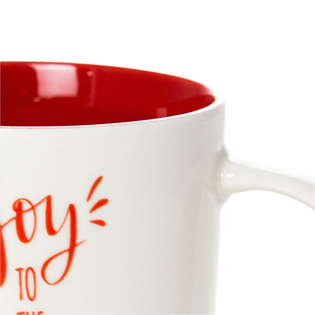 Kubek Świąteczny Na Prezent Ceramiczny Boże Narodzenie 370 Ml Biały Ceramiczny Dzwonek