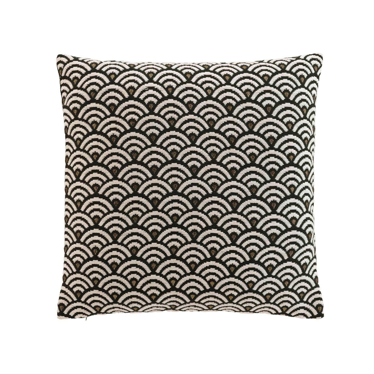 Poduszka dekoracyjna 45x45 cm JACKARD czarna