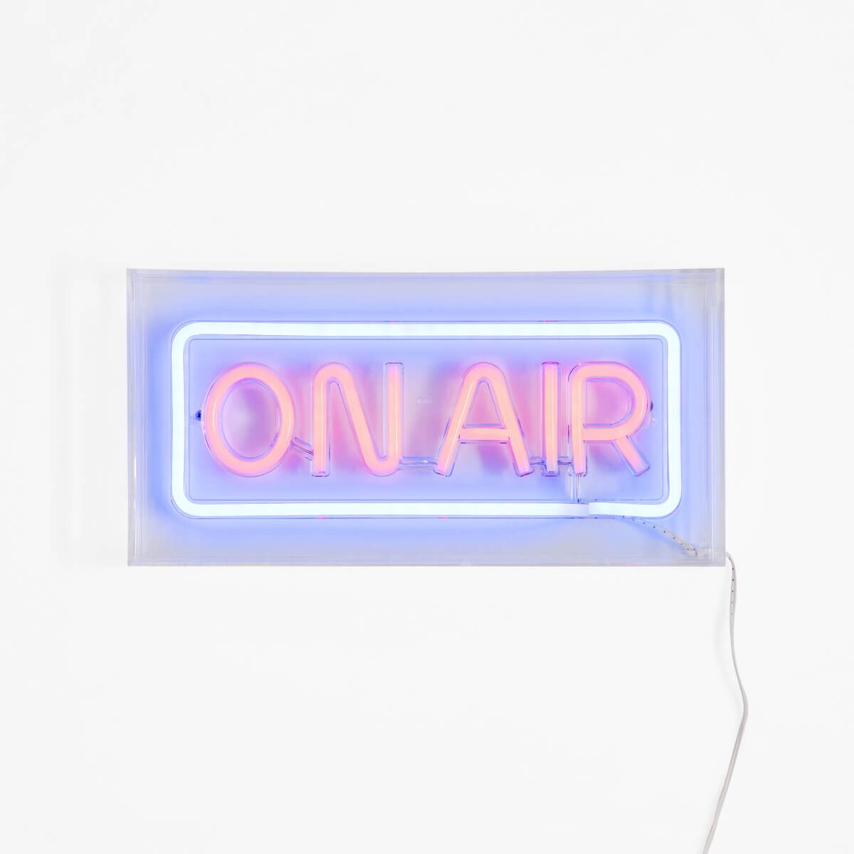 Neonowa lampka LED na stół Neon FM-WN46 Zumaline on air czerwona biała