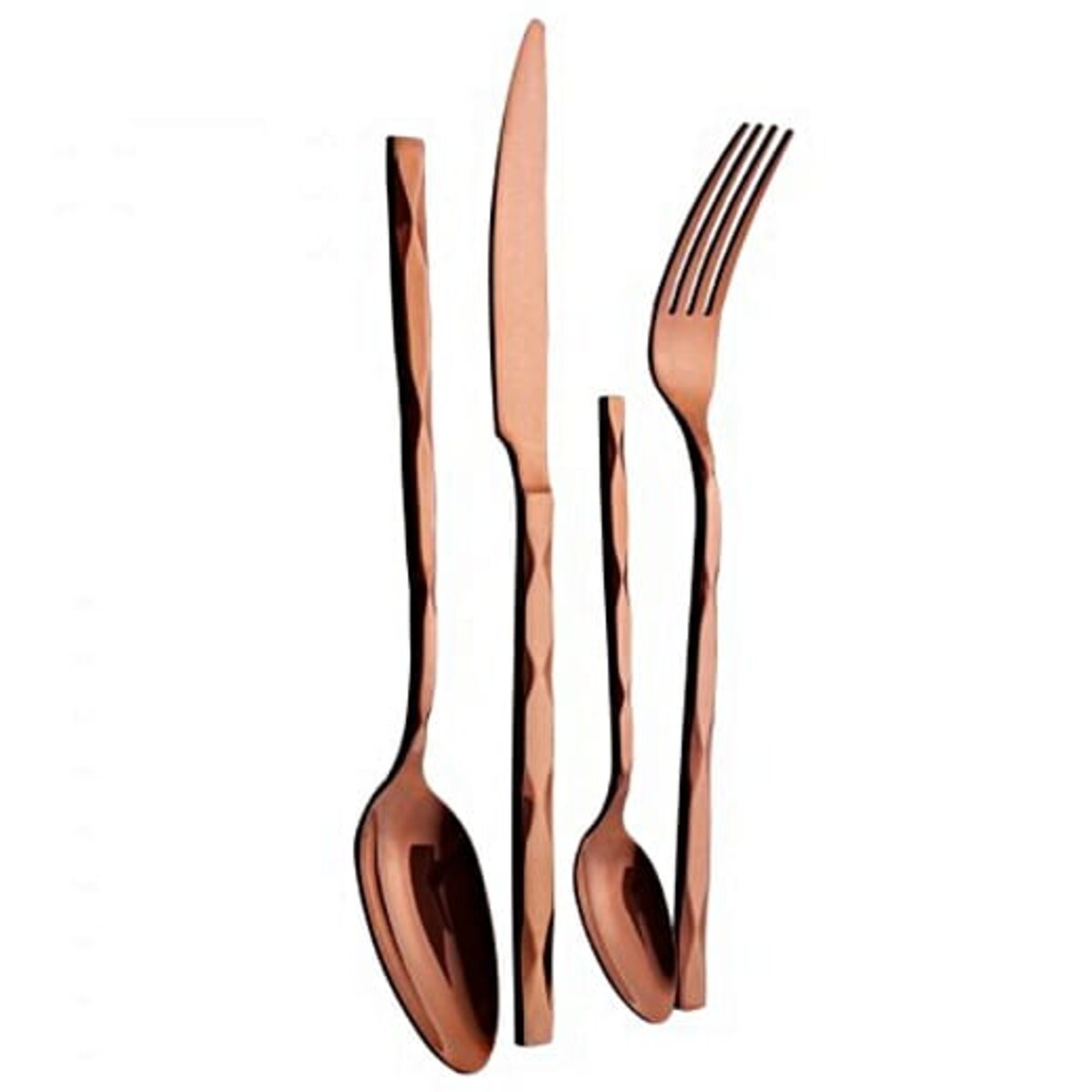 Komplet sztućców 24-elementy różowe złoto Metallic Line Rose Gold BerlingerHaus BH-2621