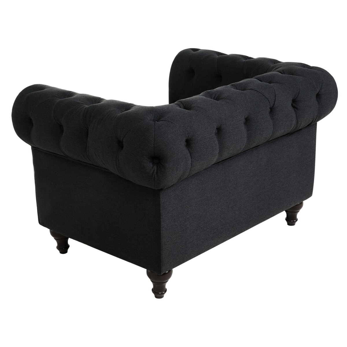 Fotel grafitowy CHESTERFIELD