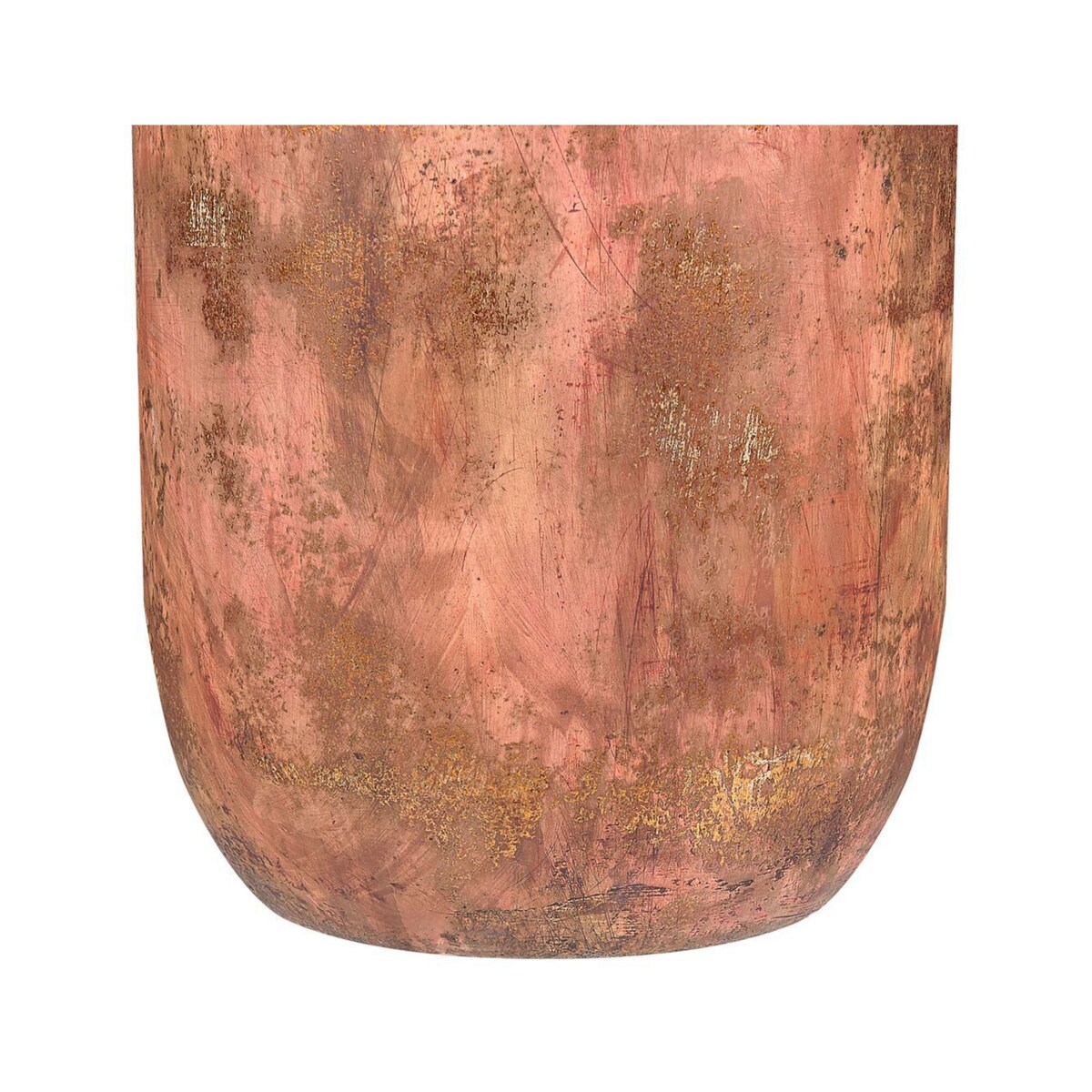 Wazon na kwiaty SARAGOSSA Ceramika 53 cm Miedziany